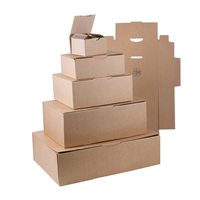 Boîte d'emballage en carton ondulé imprimé de logo personnalisé Boîtes de déménagement et d'expédition en carton recyclable Boîte de livraison en carton