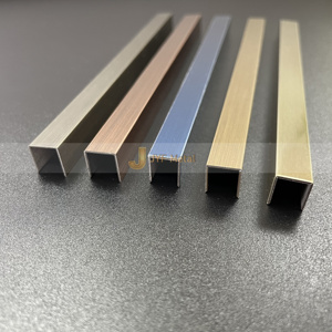 304 Grade Stainless Steel U Channel <b>Tile</b> Trim Durable Waterproof Customized <b>Tile</b> Edge for Apartment - Product Image 6