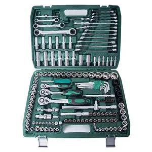 108 pcs cơ khí công cụ thiết lập, bao gồm 1/2 "& 1/4" 72-tooth phát hành nhanh chóng Ratchet cờ lê Metric ổ cắm Bộ - Product Image 6