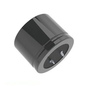 Condensateur LAK2G181MELC25 à montage traversant, 180 µF, 20 %, 400 V, en aluminium, à clipser, Distributeur agréé - Product Image 1
