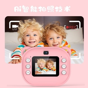Enfants Mini appareil photo numérique impression instantanée pour enfants caméra d'impression thermique caméra d'impression Photo instantanée jouets vidéo B1 - Product Image 6