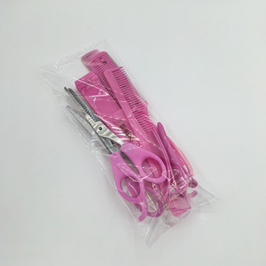 Kit <span class=keywords><strong>de</strong></span> 8 Tijeras Rosadas para Cortar el Cabello, Tijeras para Flequillo, Kit <span class=keywords><strong>de</strong></span> <span class=keywords><strong>Corte</strong></span> <span class=keywords><strong>de</strong></span> Cabello para Cortar el Cabello en Casa - Product Image 4