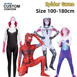 Abbigliamento <span class=keywords><strong>da</strong></span> Casa per Donne, Costume Comodo di Spiderman Gwen, Abbigliamento all'Ingrosso per Adulti, Costume di Halloween, Abbigliamento <span class=keywords><strong>da</strong></span> Fabbrica, Cosplay di Spider-man per Ragazze - Product Image 2