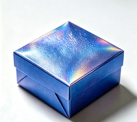 Poudre de Pigment Métallique Holographique Certifiée GUANZUN Bleu Royal 36M, Pigment de Revêtement à Longue Durée de Vie, Encre de Sérigraphie