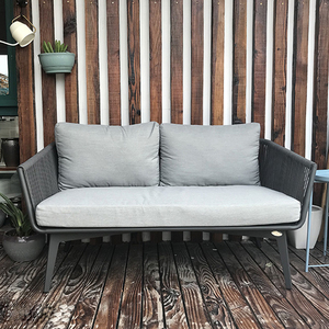 2019 nuevo estilo clásico Patio cuerda Muebles de Jardín moderno <span class=keywords><strong>impermeable</strong></span> al aire libre sofá - Product Image 5