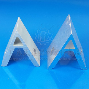 Triangle Bracket 45 Degree Aluminum Profile 3030 4040 Industrial Connector Polished Electrophoresis Treatment - Product Image 1