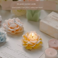 Trendige Premium Blumenförmige Duftende Handgefertigte Künstlerische Charmante Jasmin-Duftkerze als Geschenk zur Wertschätzung von Lehrern