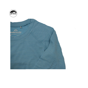 Camiseta Interior <span class=keywords><strong>Térmica</strong></span> GECKO MASTER 100% <span class=keywords><strong>Lana</strong></span> <span class=keywords><strong>Merino</strong></span> para <span class=keywords><strong>Mujer</strong></span>, Transpirable, Ecológica, de Secado Rápido para Invierno/Otoño - Product Image 4