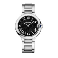Jam Tangan Oval Mekanik Otomatis Pria dengan Gerakan Jepang Mewah Kustom, Baja Tahan Karat, Kristal Safir 39mm, Penunjuk Bercahaya.