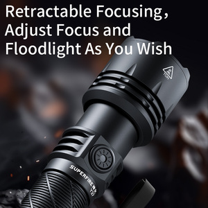 Nhà Máy Giá Focus Y37 zoom đèn pin mô hình mới 15W sạc LED ngọn đuốc tầm xa USB đèn Pin - Product Image 3