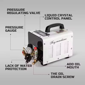 Bomba de Nebulización Eléctrica de Metal de <span class=keywords><strong>Alta</strong></span> Presión de 1L/Min y 860PSI, Máquina de Niebla para Exteriores, Patio, Jardín, Refrigeración por Nebulización - Product Image 3