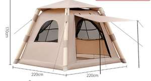 เต็นท์พกพาสำหรับตั้งแคมป์แบบเป่าลม กันน้ำ สำหรับกิจกรรมกลางแจ้ง ปิกนิก เดินป่า และตั้งแคมป์ - Product Image 2