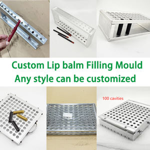 カスタム12キャビティラウンドリップバームアルミ金型ビークリップスティックリップスティック金型充填金型 - Product Image 4