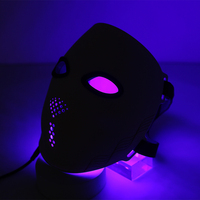 Masque de luminothérapie LED en silicone infrarouge 1072nm lumière rouge pour le traitement de l'acné, utilisation à domicile, masque de beauté pour le visage