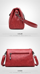 กระเป๋าถือแฟชั่นใหม่ความจุมากกระเป๋าหนังนิ่มสำหรับผู้หญิงกระเป๋าคาดลำตัวหรูหราสำหรับผู้หญิง - Product Image 3