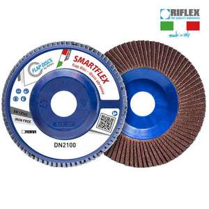 FERVI - DN2100.215 Smartflex Classic disque à lamelles en oxyde d'aluminium et argent-EAN 8012667344351 ABRASIVES - Product Image 1