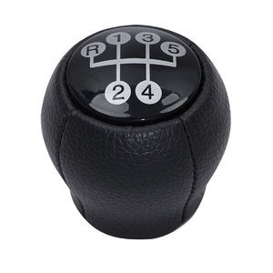 Car <b>Gear</b> <b>Knob</b> 5-Speed Leather Wrapped Ergonomic Opel Europe Car Fitment - Product Image 2