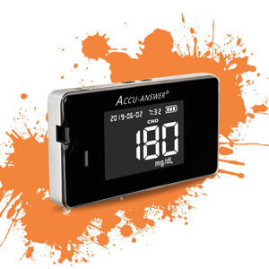 Alat Uji <span class=keywords><strong>Diabetes</strong></span> 4 in 1 yang Disetujui: Glukometer, Kolesterol, <span class=keywords><strong>Hemoglobin</strong></span>, dan Asam Urat - Product Image 1