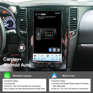 HFMidia Radio con Pantalla Vertical de 13.8 Pulgadas, Unidad Principal Multimedia con Bluetooth para Infiniti QX70 2007-2019, Reproductor de Auto con CarPlay Inalámbrico - Product Image 4