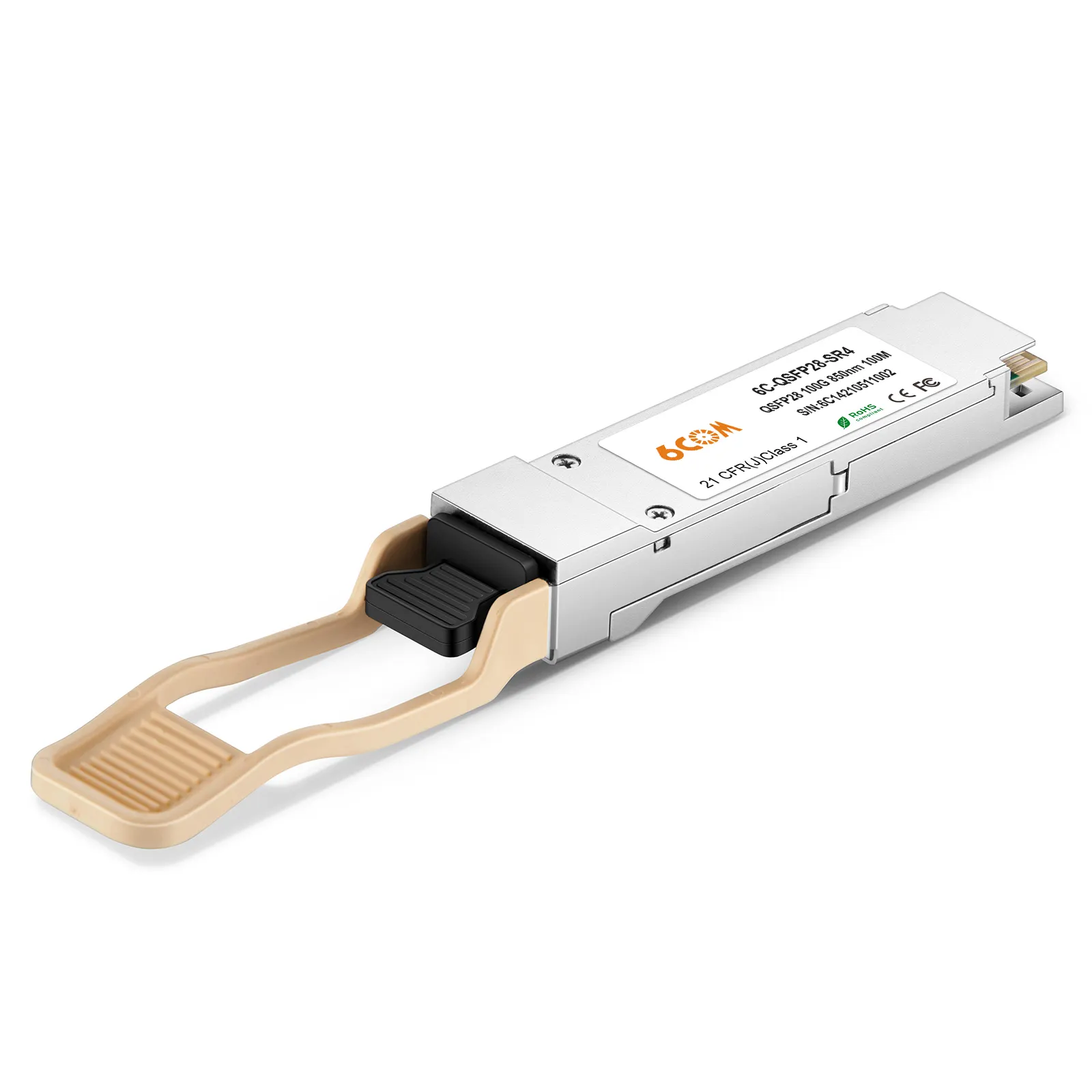 100G QSFP28 एसआर 850nm SFP ऑप्टिकल फाइबर ट्रान्सीवर मॉड्यूल 100Gbase QSFP-100G-SR4-S SFP 100GB QSFP-100G-SR4