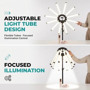 Anneau lumineux LED de 36 pouces 180W avec 12 bras, kit d'éclairage photo multi-tubes, éclairage vidéo de <span class=keywords><strong>studio</strong></span> réglable 3200K 5600K - Product Image 3