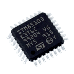 วงจรรวม STM8S103K3T3C ไอซี ไมโครคอนโทรลเลอร์ 8 บิต 32KB แฟลช 48LQFP - Product Image 1