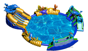 <span class=keywords><strong>2023</strong></span> parc aquatique commercial gonflable terrain parcs aquatiques gonflables parc d'obstacles pour enfants et adultes - Product Image 4