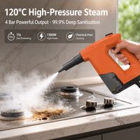 Nettoyeur Vapeur Portable Électrique Haute Pression et Haute Température pour Usage Domestique et Commercial
