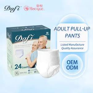 Vente en gros de couches jetables super absorbantes pour adultes couches avec pantalons de traction pour incontinence pour personnes âgées