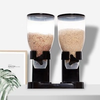 Bocaux Alimentaires Professionnels en Plastique Meilleures Ventes Distributeurs pour Aliments Secs et Croquettes pour Animaux Domestiques Rangement Domestique Distributeurs de Céréales pour Stockage Alimentaire et Conteneur