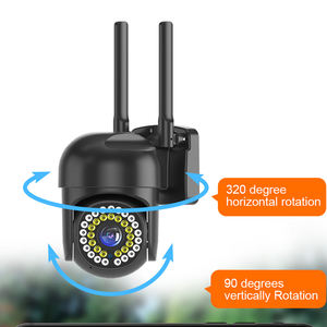 Kamera CCTV nirkabel cerdas dengan visi malam berwarna penuh, monitor jarak jauh jaringan rumah, kamera wifi dual-band 5G dengan 36 lampu luar ruangan. - Product Image 5