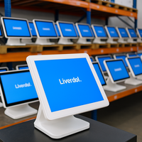 Expédition immédiate : Terminal de point de vente Windows 15 pouces avec processeur Intel, écran tactile capacitif 10 points, Bluetooth/Wi-Fi 6, Ethernet – Idéal pour la restauration et le commerce de détail
