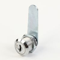 Serrure à came pour armoire en alliage de zinc avec cylindre et clé maîtresse, quincaillerie de mobilier