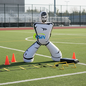 Maniquíes de Entrenamiento de Fútbol Inflables de PVC Duraderos para Adultos, con Forma Humana, para Práctica de Tiros Libres, Uso en Exteriores, Tamaño Personalizable - Product Image 1