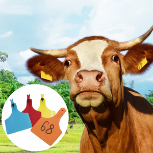 Etiqueta de Oreja para Ganado, Nueva, de una Pieza, Duradera, de TPU, para Cabras y Vacas, Color Personalizado, Certificación CE, para Uso en Granjas Ganaderas - Product Image 6