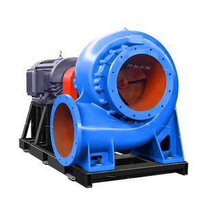 Pompe centrifuge à flux mixte robuste HW 7,5 CV en fer, haut débit pour l'irrigation agricole - Product Image 5