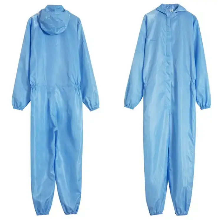 MengYipin High Quality Factory Sale Anti Static Jumpsuit Reusable ESD Garment Cleanroom Dust Antistatic Garment