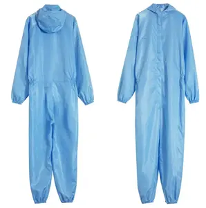 Mengyipin Hoge Kwaliteit Fabriek Verkoop Anti Statische Jumpsuit Herbruikbare Esd Kleding Cleanroom Stof Antistatische Kledingstuk