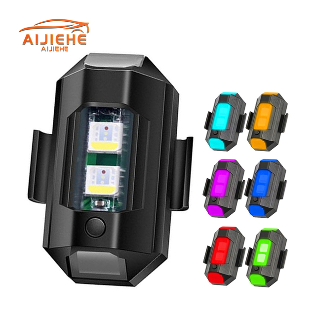 New Condition LED Navigation Flash Light for Cars Motorcycles Aircraft Night Flying Signal Lamp Fog and Tail Warning Lamps