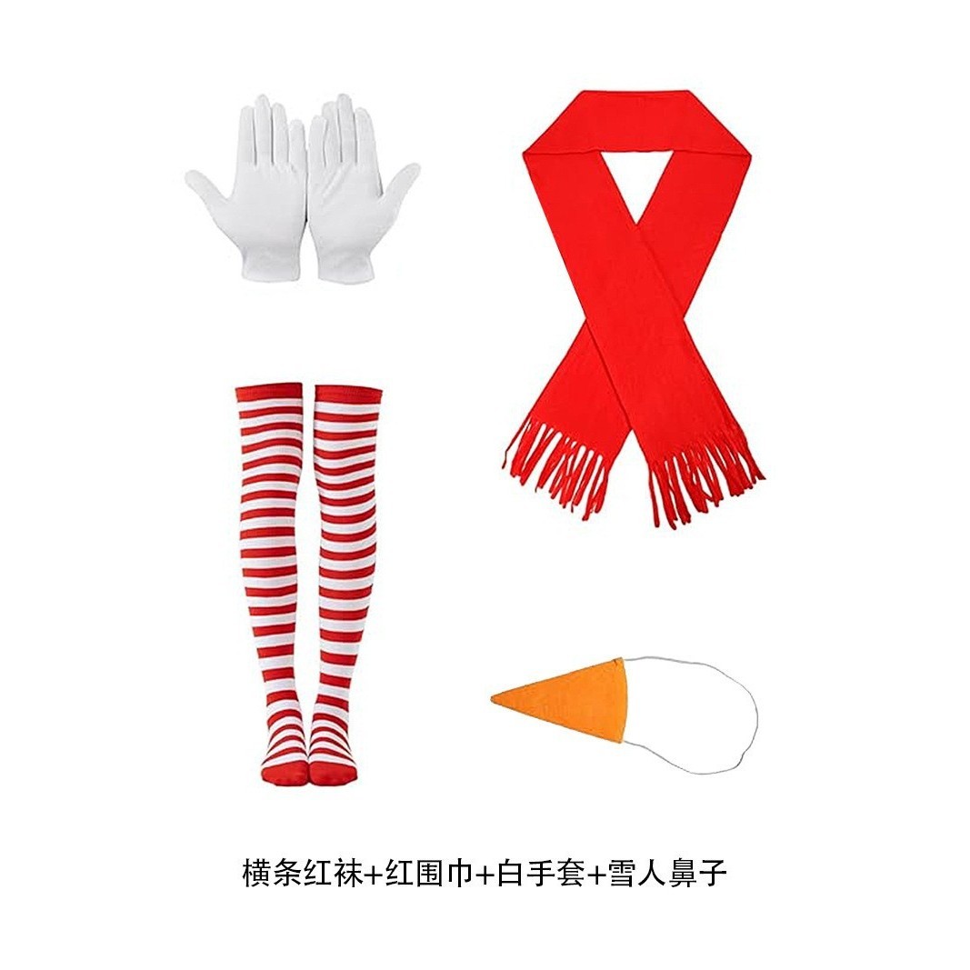 Snowman Ribbon Skirt Accessory Bag