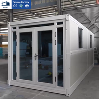 Maison conteneur pliable modulaire multifonctionnelle de haute qualité, prête à l'emploi, à faible coût