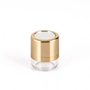 Caja de polvo suelto de lujo vacía, caja contenedora de polvo suelto para espejo, botella para polvo suelto con <span class=keywords><strong>sifer</strong></span> y espejo - Product Image 1