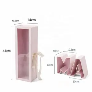 Caja <span class=keywords><strong>de</strong></span> embalaje <span class=keywords><strong>de</strong></span> <span class=keywords><strong>flores</strong></span> <span class=keywords><strong>de</strong></span> <span class=keywords><strong>miel</strong></span> para el día <span class=keywords><strong>de</strong></span> la madre, ramo Rectangular, Rosa Floral, caja vacía <span class=keywords><strong>de</strong></span> <span class=keywords><strong>flores</strong></span> - Product Image 4