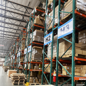 ชั้นวางพาเลทแบบเลือกน้ำหนักได้จากเหล็กกวงเคลือบผงด้วยไฟฟ้าสถิตรับประกัน1000-6000lbs 5ปี - Product Image 1