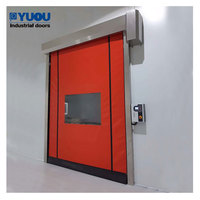 Porte rapide d'écluse à fermeture éclair PVC, couvercles en acier inox, atelier sans poussière, meilleur rapport qualité-prix d'