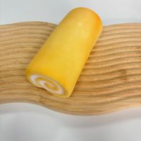 Jouet Squishy à Rebond Lent Jaune en PU Souple et Moelleux Anti-Stress pour Enfants et Adultes Modèle SW-05 Zhejiang