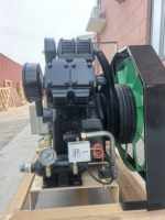 Compresseur d'air à piston haute pression YiBang 15 kW 20 CV 1200 L/min 30 bars 380 V 50 Hz 3 phases IP54 pour soufflage de bouteilles PET, nouveau, entraînement par courroie