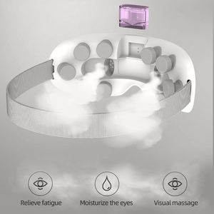 2025 nouveauté 3D tête de Massage intelligent Relax hydratant chauffé vapeur brume masseur pour les yeux dispositif - Product Image 2