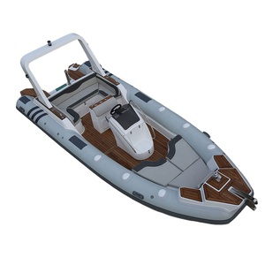 Rib700 ánh sáng màu xám 7.0 mét/23 feet Inflatable thể thao câu cá thuyền thuyền thuyền nước gia đình làm bằng nhôm hồ cách sử dụng loại điện - Product Image 6