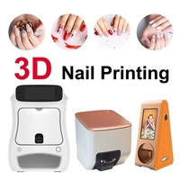 Imprimante à ongles numérique WiFi 3D intelligente, professionnelle, portable, automatique, pour la création de motifs d'art sur les ongles, pour Noël